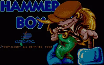 Hammer Boy! screen shot title